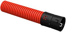 Труба гофрированная двустенная ПНД d=63мм красная (100м) | код CTG12-063-K04-100-R | IEK